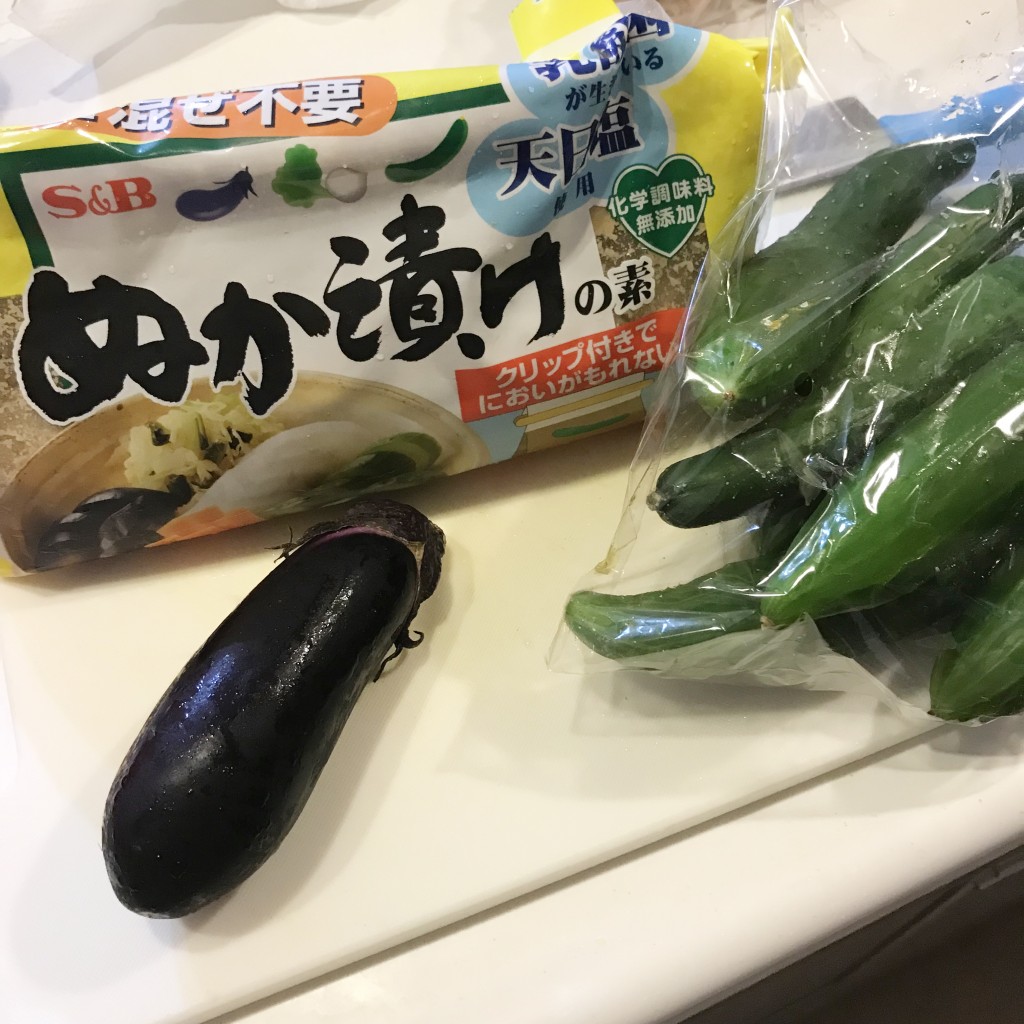 とある日の食エコ教育〜旬の食材でぬか漬け作り
