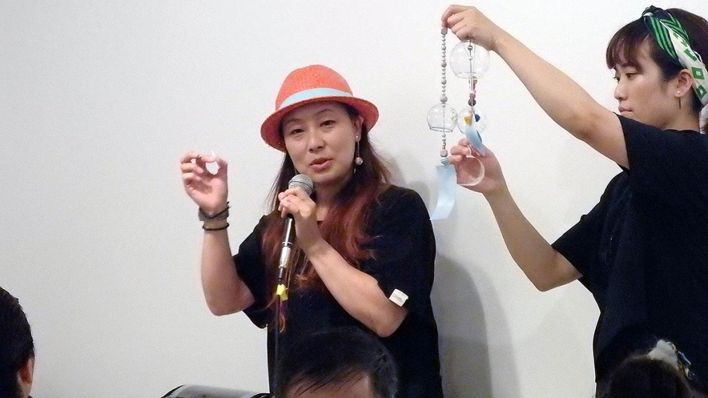 ■涼風を感じる風鈴づくり
