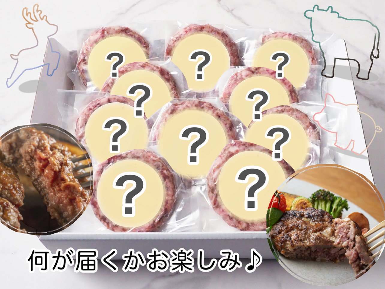 美味しさそのまま！訳ありハンバーグセット