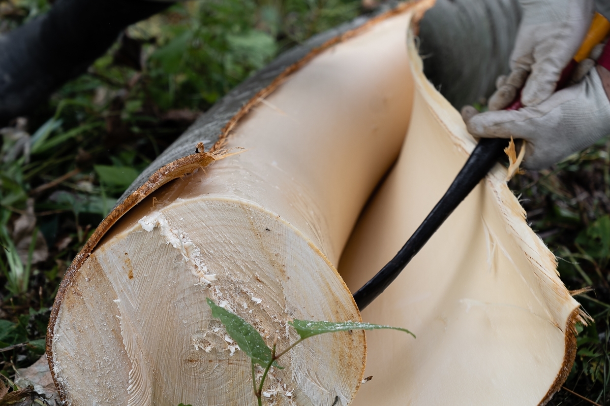 しな織のお箸入れ