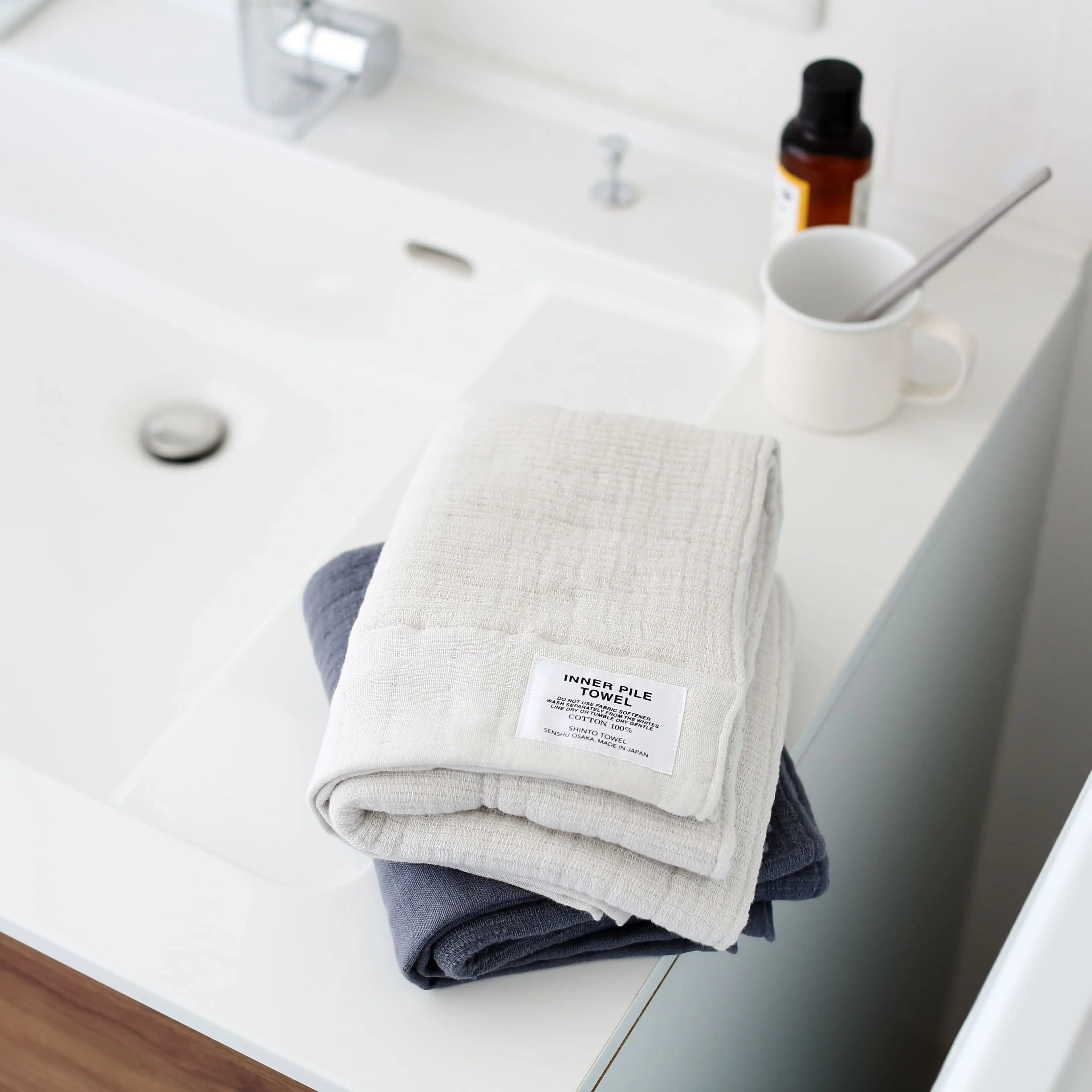 INNER PILE フェイスタオル